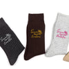 Personalized Name Senior - Class of 2027 Embroidered Socks HA75 922094