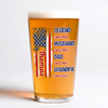 Personalized Legend Husband Dad Papa US Flag Beer Glass CH07 895846