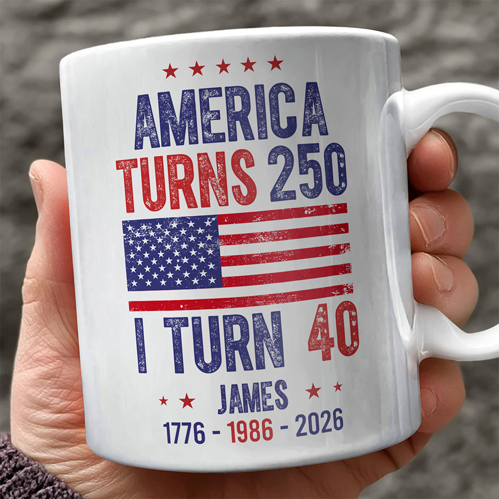Personalized America Turns 250 Anniversary USA 1776-2026 Mug TH10 169973
