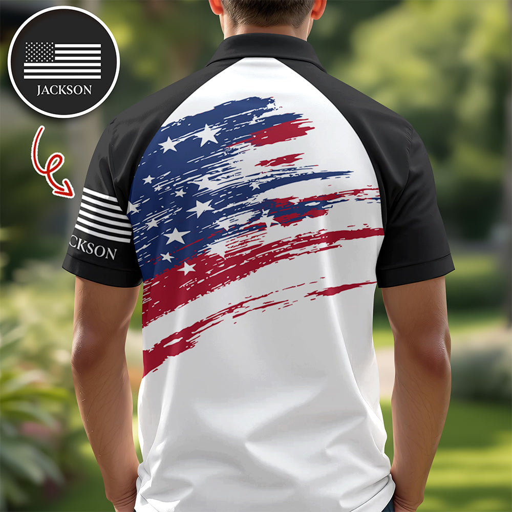 We The People Personalized Patriotic Polo Shirt HA75 898714