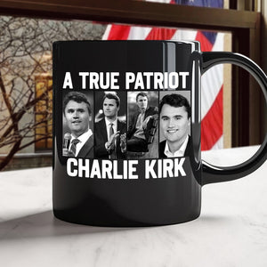 Justice for Charlie Kirk - Prayers Up for Charlie Black Mug HA75 64490