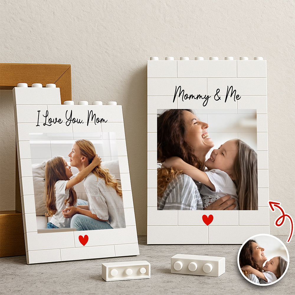 Custom Photo I Love You Mom Happy Mother's Day Building Block CH07 910778