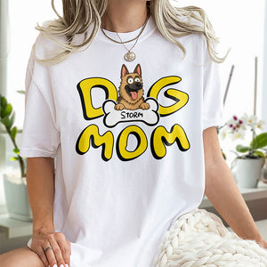 Personalized Dog Mom Dog Dad Bright Shirt Dog Lovers Gifts CH07 895632