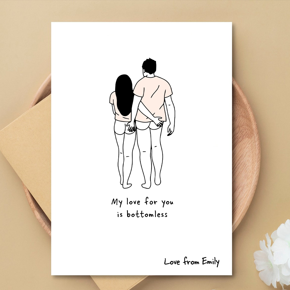 Personalized Couple Name To My Main Squeeze Valentine Card Funny Gift LM32 897841