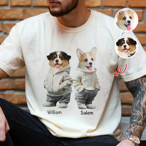 Custom Photo And Name Dog Cat Comfort Shirt HA75 897628