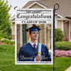 Custom Photo Newspaper Styles Class Of 2026 Garden Flag Graduation Party Decor CH07 910716