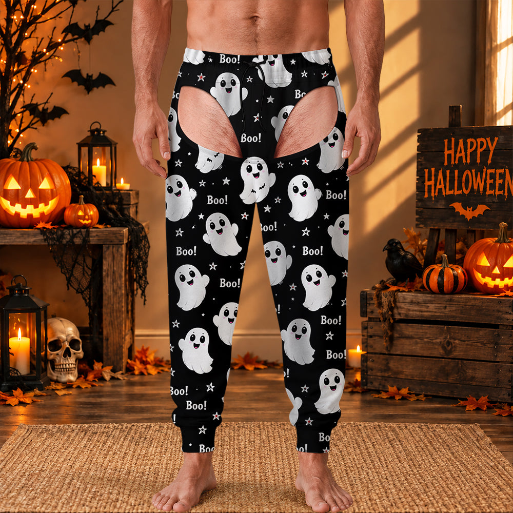Personalized Men's Funny Chaps Pajama Pants, Novelty Holiday Gift LM32 670133