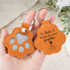 Custom Name Best Friends Are Never Forgotten Leather Paw Keychain LM32 895737
