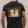 Custom Vintage Photo Best Dog Dad Ever, Best Cat Dad Ever Back Dark Shirt CH07 911538