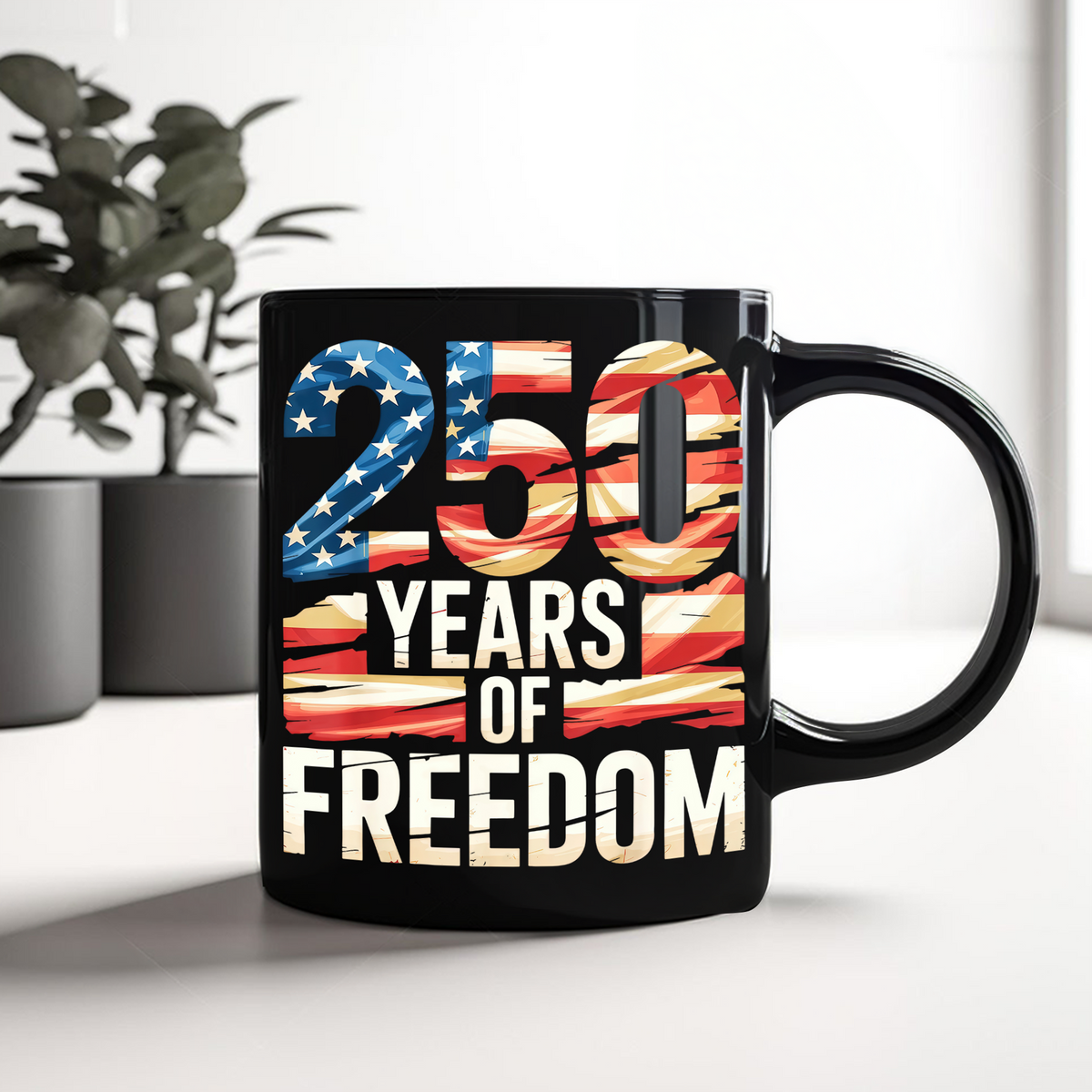 250 Years Of Freedom Black Mug TH10 896015