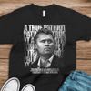 Charlie Kirk Memorial – A True Patriot Tribute Remembrance Dark Shirt LM32 65525