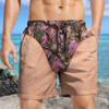 Custom Funny Camo Background Beach Short, Personalized Summer Vacation And Travel Gifts For Men HO82 903088