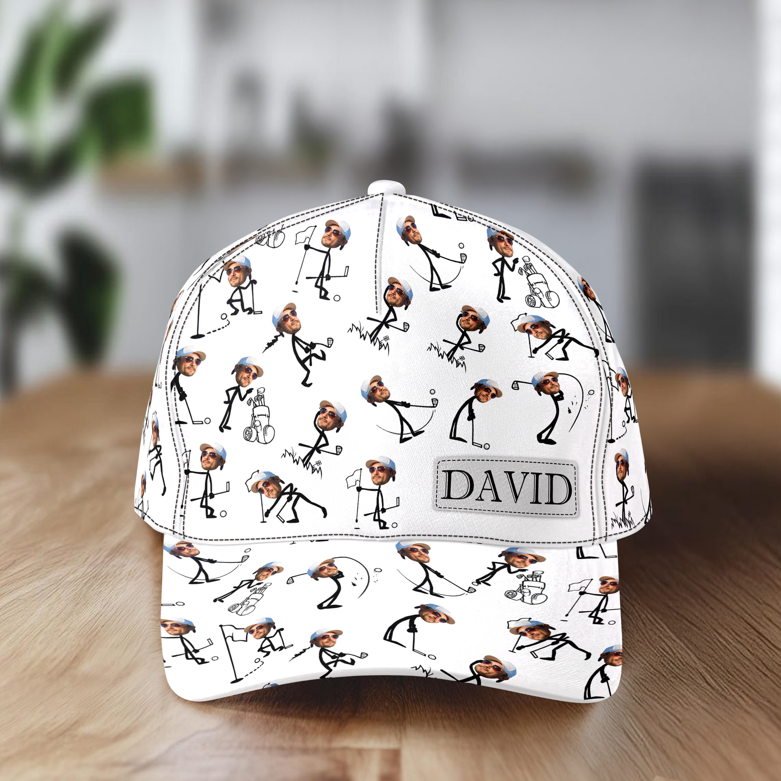 Custom Photo Funny Gift For Golf Dad Classic Cap TH10 894145