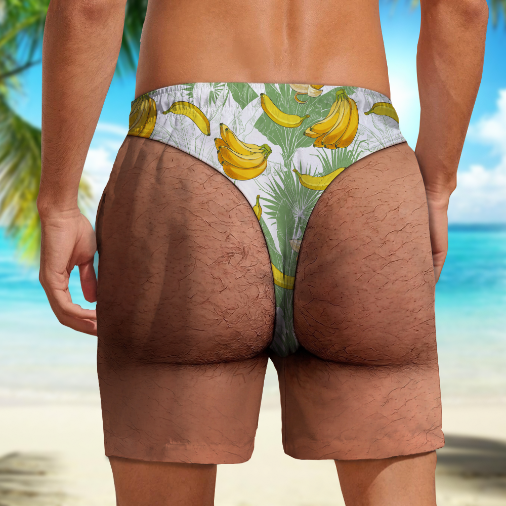 Custom Funny Body Hawaiian Beach Short, Personalized Summer Vacation And Travel Gifts For Men HO82 903082