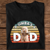 Custom Photo Dog Dad Mom Retro Dark Shirt For Dog Lovers CH07 895868