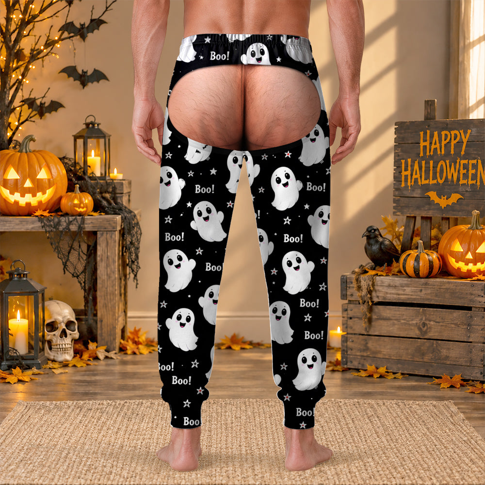 Personalized Men's Funny Chaps Pajama Pants, Novelty Holiday Gift LM32 670133