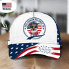 Custom Photo Human Belongs To US 250 Anniversary Classic Cap - Gift For Dog Lovers, Dog Dad, Father's Day HO82 902484