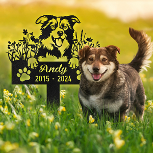 Custom Dog Breed And Name Memorial Garden Stake Personalized Gift TH10 891567