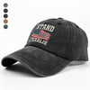 Stand With Charlie Washed Denim Baseball Cap TH10 64415