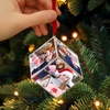 Custom Family Photo Merry Christmas Cube Ornament TH10 894521