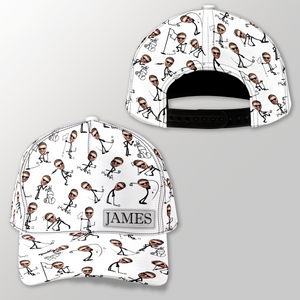 Custom Photo Funny Gift For Golf Dad Classic Cap TH10 894145