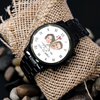 Custom Photo Face Tattoo Couple - Personalized Photo Men's Wrist Watch HO82 893796