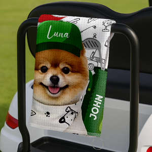 Custom Pet Photo Every Golfer Needs a Loyal Caddie Golf Towel LM32 893603