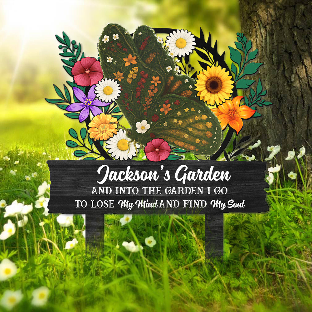 Personalized Name To Plant A Garden Is To Believe In Tomorrow Garden Stake LM32 893757