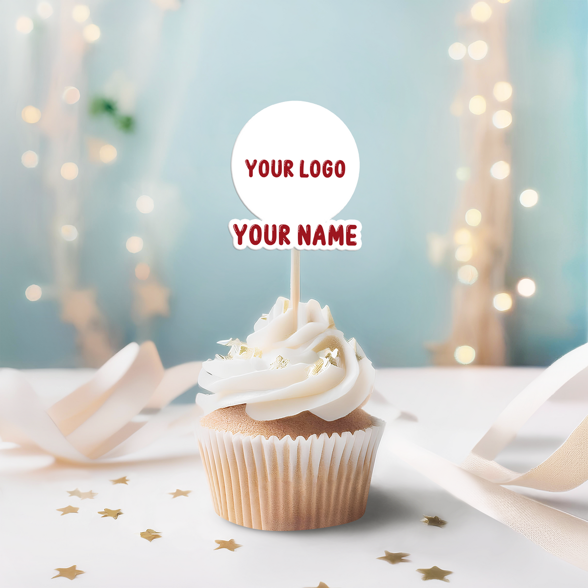 Custom University Logo Class of 2025 Graduation Decoration Cupcake Toppers HA75 892266