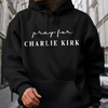 Pray for Charlie Kirk Dark Shirt LM32 65537