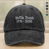 We The People America 250 Years 1776 - 2016 Washed Denim Baseball Cap LM32 895175