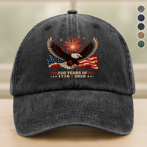 USA 250th Anniversary Hat Patriotic Eagle American Flag 1776-2026 Baseball Cap TH10 896009