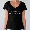 Pray for Charlie Kirk Dark Shirt LM32 65537