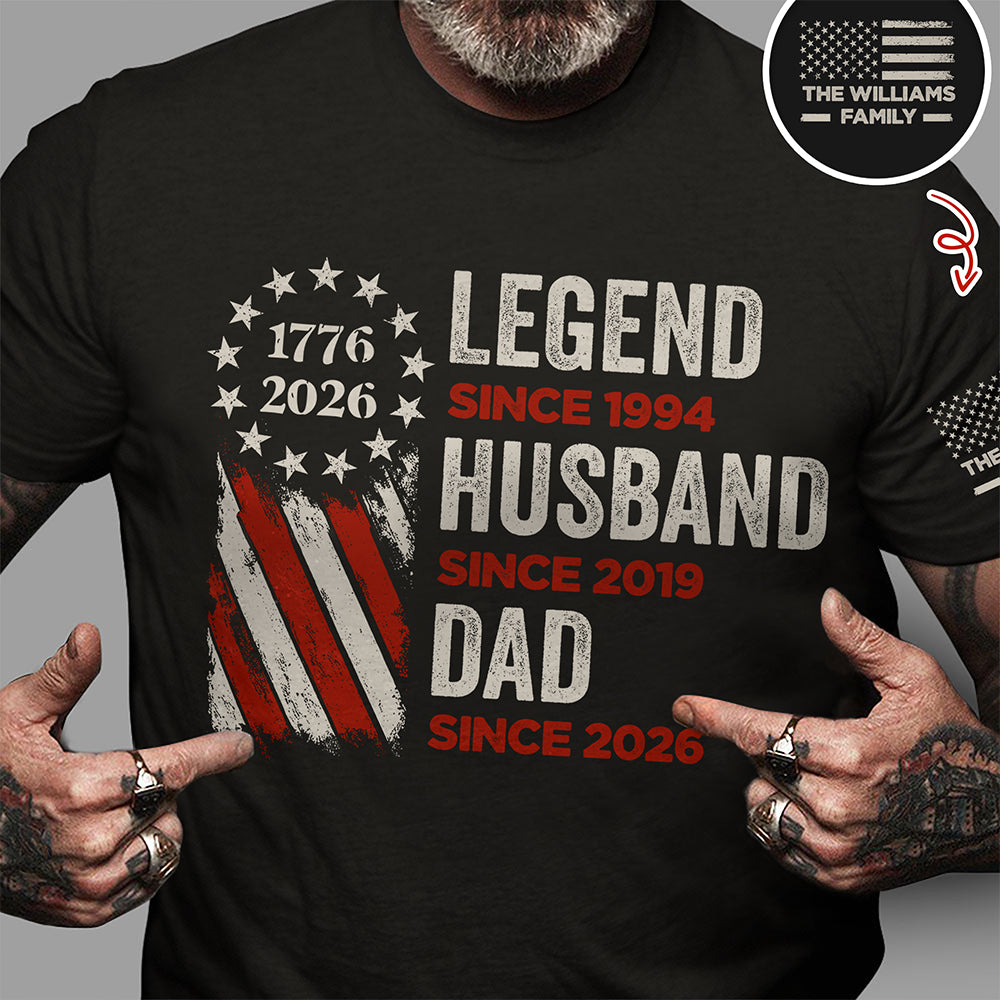 Personalized Legend, Husband, Dad And Grandpa Dark Shirt Gift For Dad, Father's Day HO82 902502