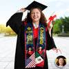 Custom Photo Country Flag Class of 2026 Graduation Stoles CH07 910060