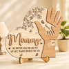 Personalized Mommy We Will Always Reach For You Hand 2-Layered Wooden Plaque Mother's Day Gift CH07 910714