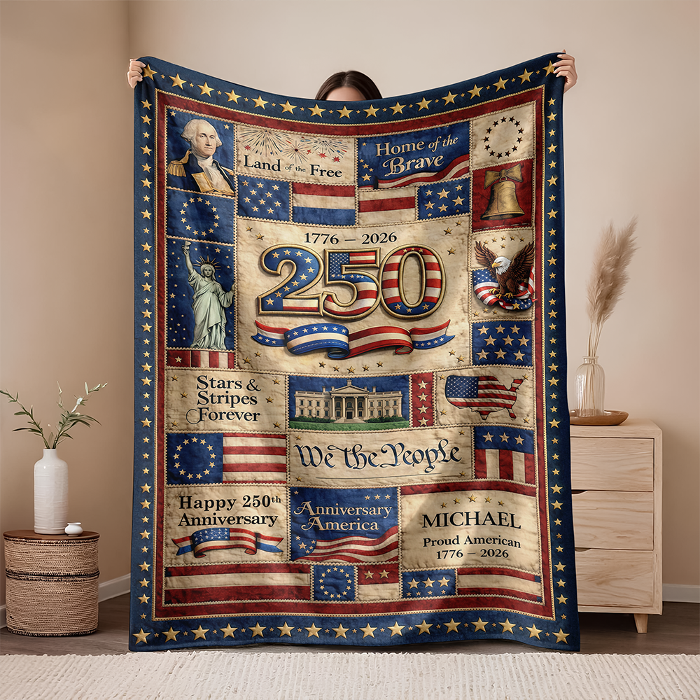We The People – America 250th Anniversary Patriotic Blanket HA75 920398