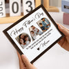 Upload Photo Happy Father's Day 2-Layered Wooden Plaque With Stand HA75 892516