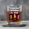 Custom Photo To Mom Dad From The Reasons You Drink Personalized Whiskey Glass Funny Gift For Dad Mom CH07 895536