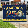 Personalized American Flag - America 250th Anniversary Yard Sign HO82 900998