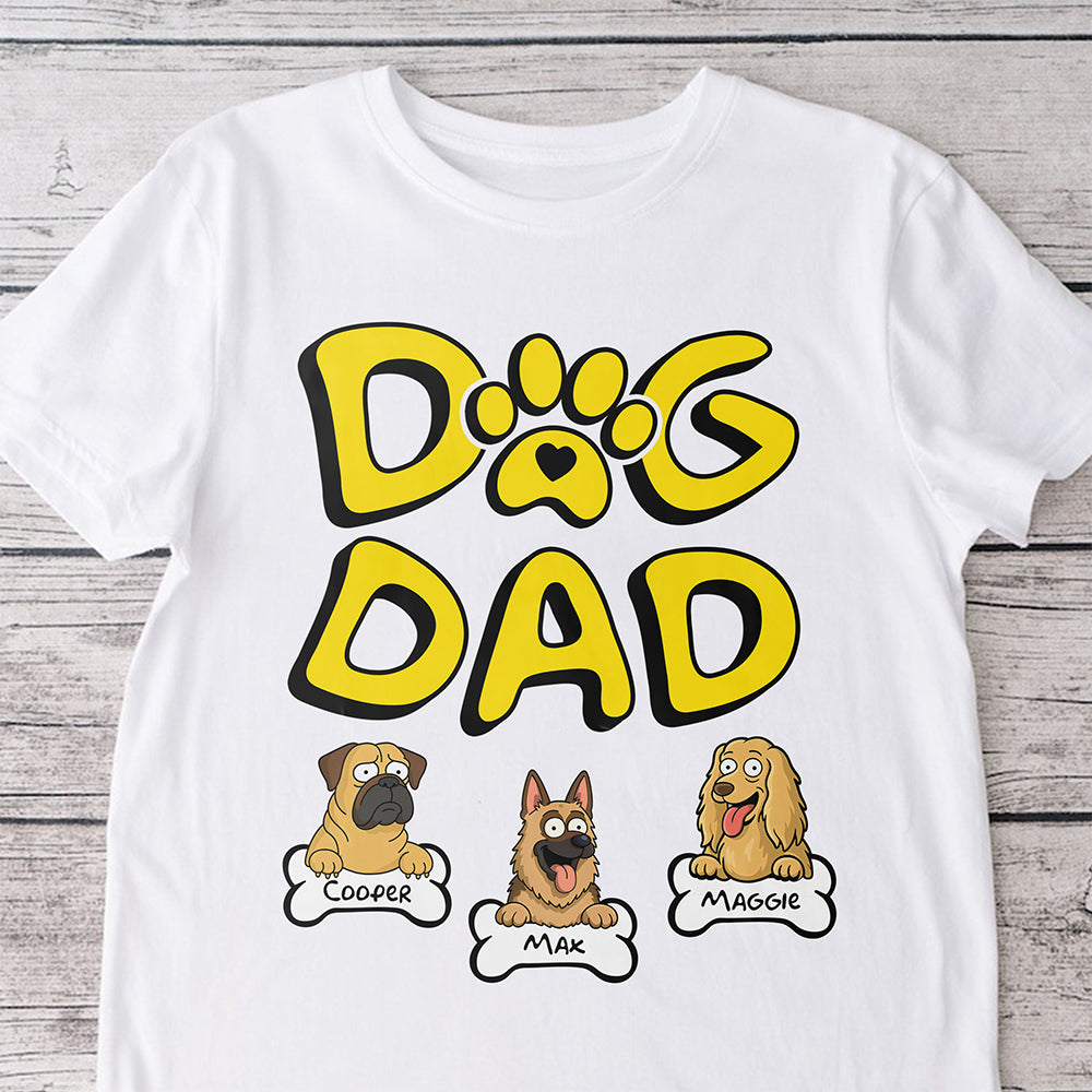 Personalized Dog Mom Dog Dad Bright Shirt Dog Lovers Gifts CH07 895632
