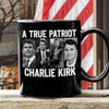 Justice for Charlie Kirk - Prayers Up for Charlie Black Mug HA75 64490