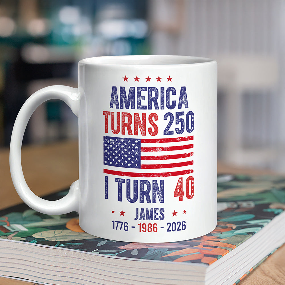 Personalized America Turns 250 Anniversary USA 1776-2026 Mug TH10 169973