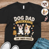 Personalized Dog Dad The Man The Myth The Snack Dealer Dark Shirt Gift For Dog Lovers HO82 902606
