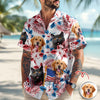 Custom Dog Cat Face Hawaii Shirt Personalized Aloha Shirt HA75 920208