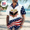 God Bless America Shirt – Personalized Name USA Flag Eagle Cross Hawaiian Shirt CH07 911292