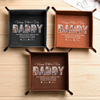 Custom Photo Happy Father's Day Family Leather Valet Tray LM32 893615