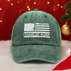 Charlie Kirk Memorial Washed Denim Baseball Cap HA75 64462