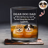 Custom Photo Always Have Your Back Dog Dad Whiskey Glass HA75 921286