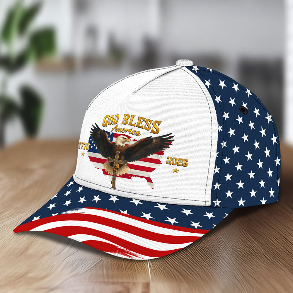 Personalized US Eagle 250 Years Of Freedom 1776 - 2026 Classic Cap HO82 902060
